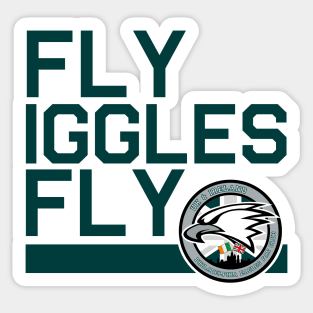 UK IRL Eagles Fly Iggles Fly Sticker